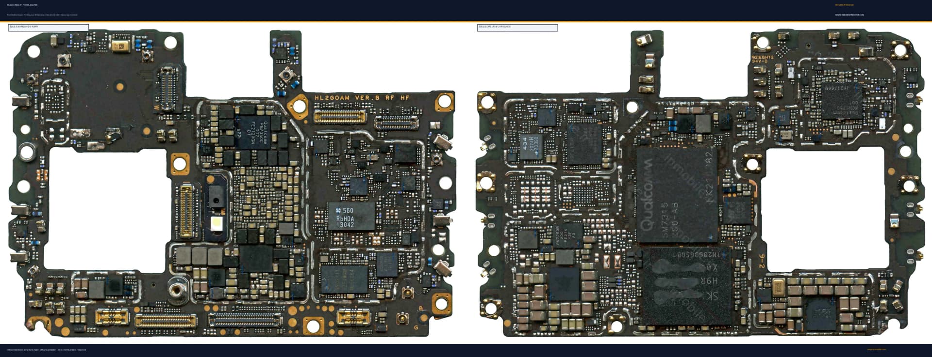 Preview image for Huawei Nova 11 Pro (HL2GOAM) Hardware Solution & Motherboard Layout