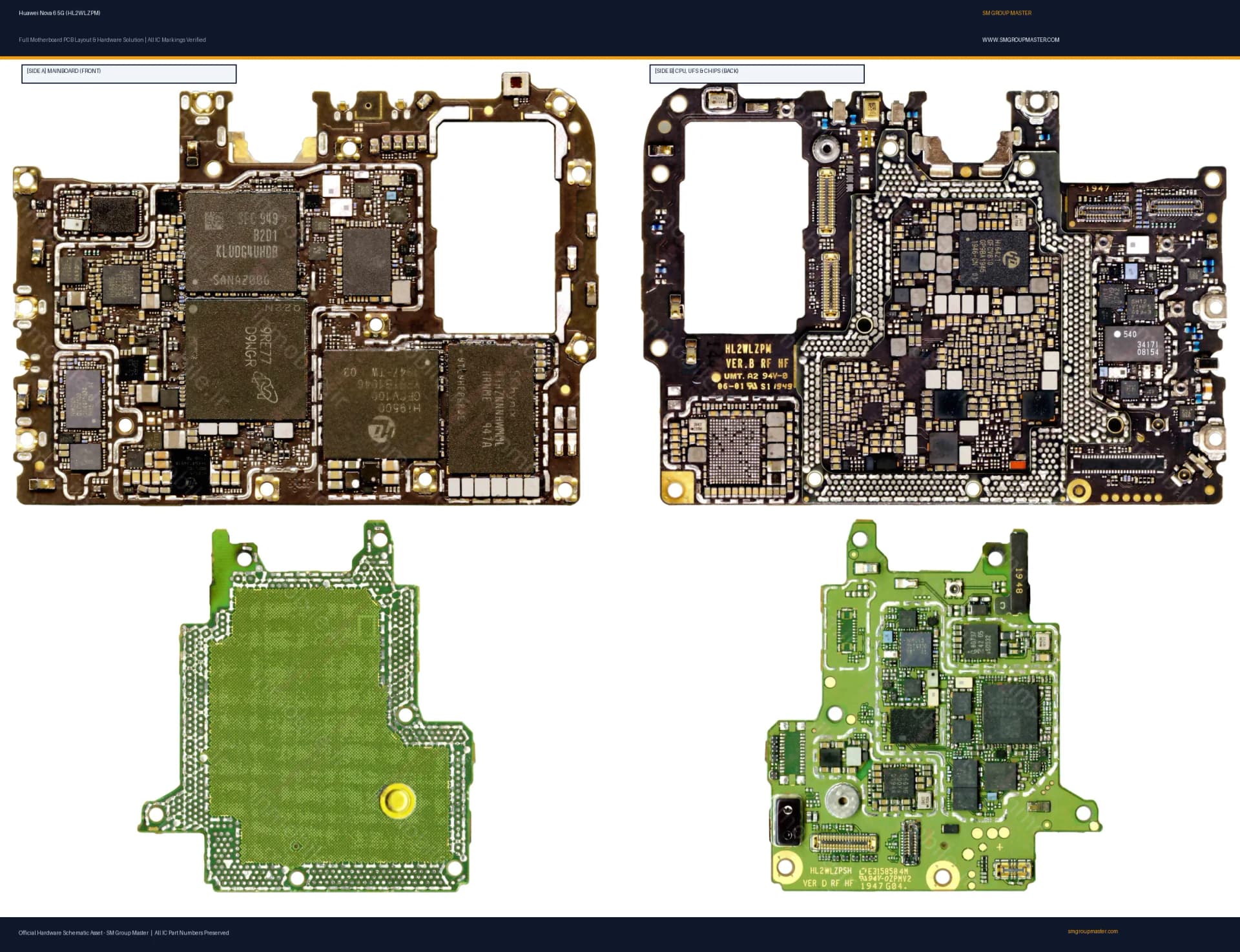 Preview image for Huawei Nova 6 5G (HL2WLZPM) Hardware Solution & Motherboard Layout