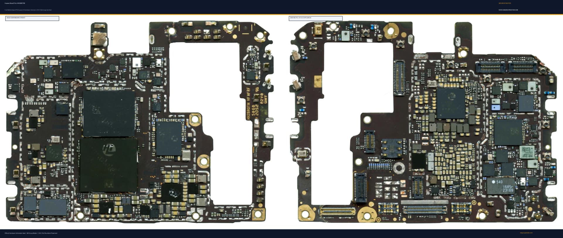 Preview image for Huawei Nova 8 Pro (HN2BROTM) Hardware Solution & Motherboard Layout