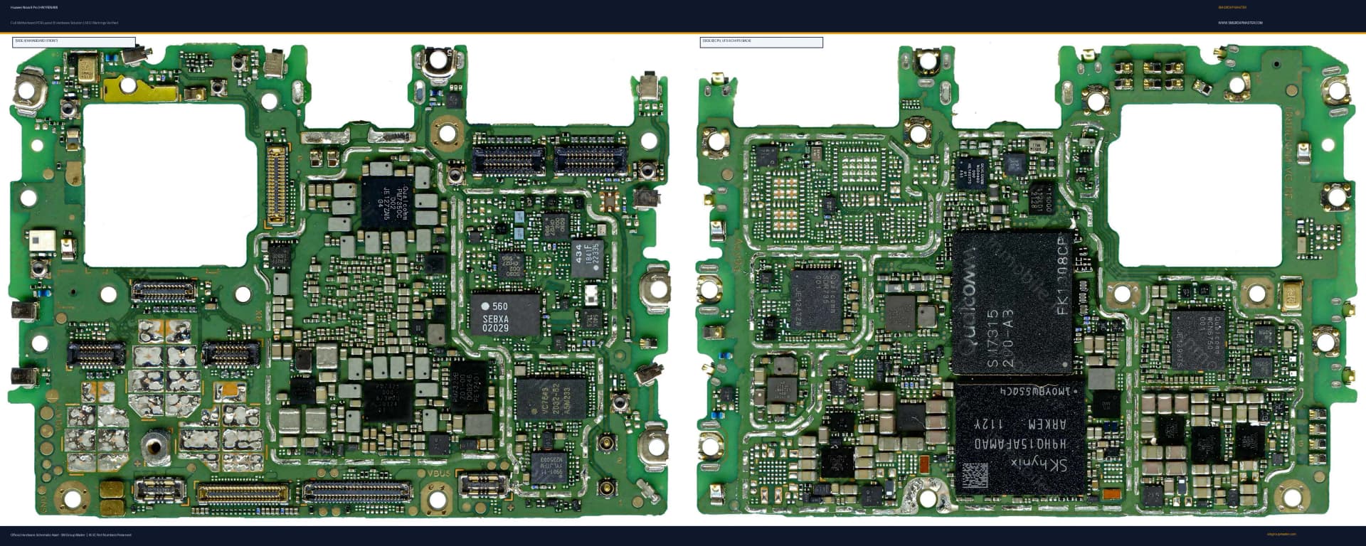 Preview image for Huawei Nova 9 Pro (HN1RENAM) Hardware Solution & Motherboard Layout