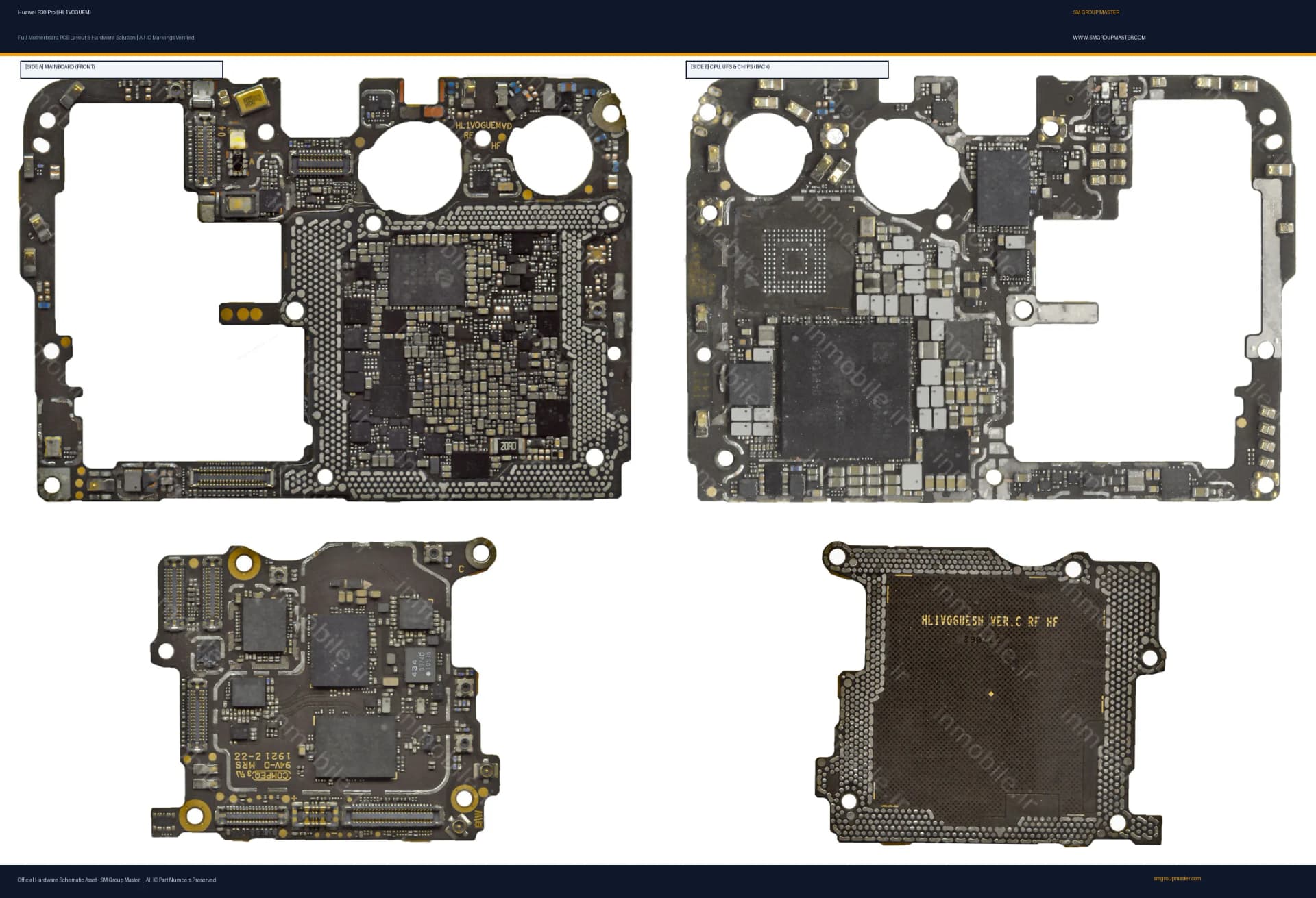 Preview image for Huawei P30 Pro (HL1VOGUEM) Hardware Solution & Motherboard Layout
