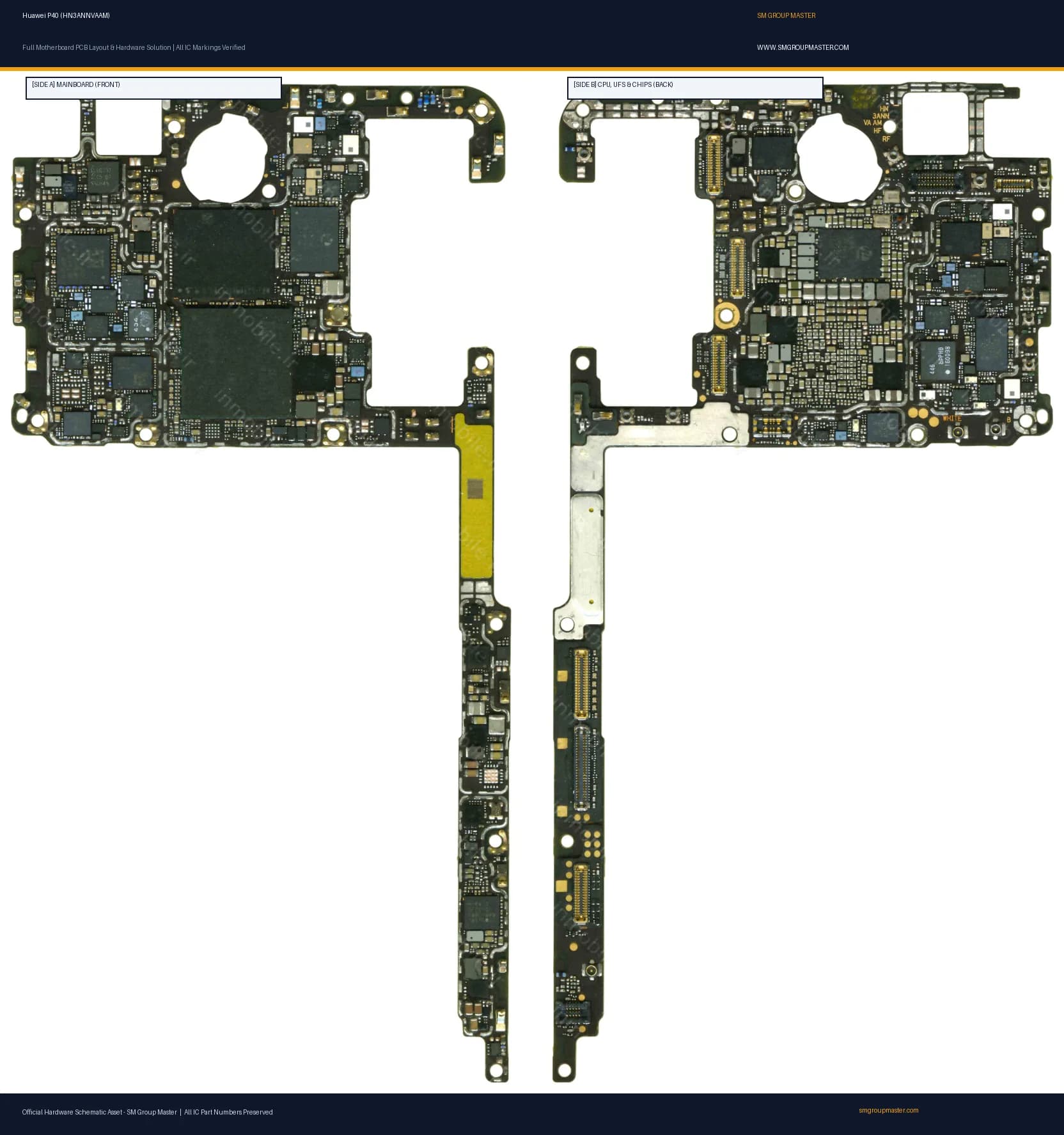 Preview image for Huawei P40 (HN3ANNVAAM) Hardware Solution & Motherboard Layout