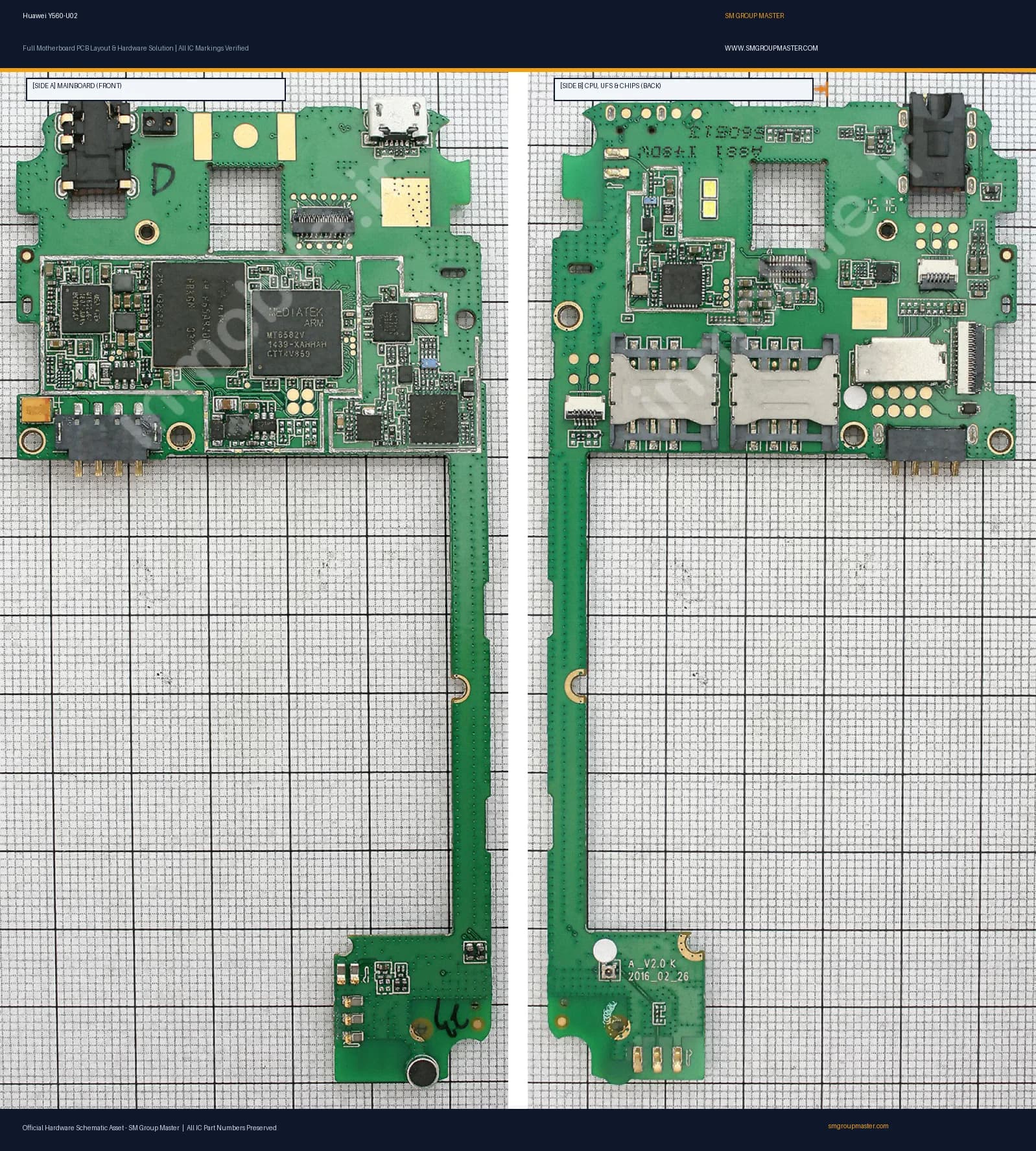 Preview image for Huawei Y560-U02 Hardware Solution & Motherboard Layout