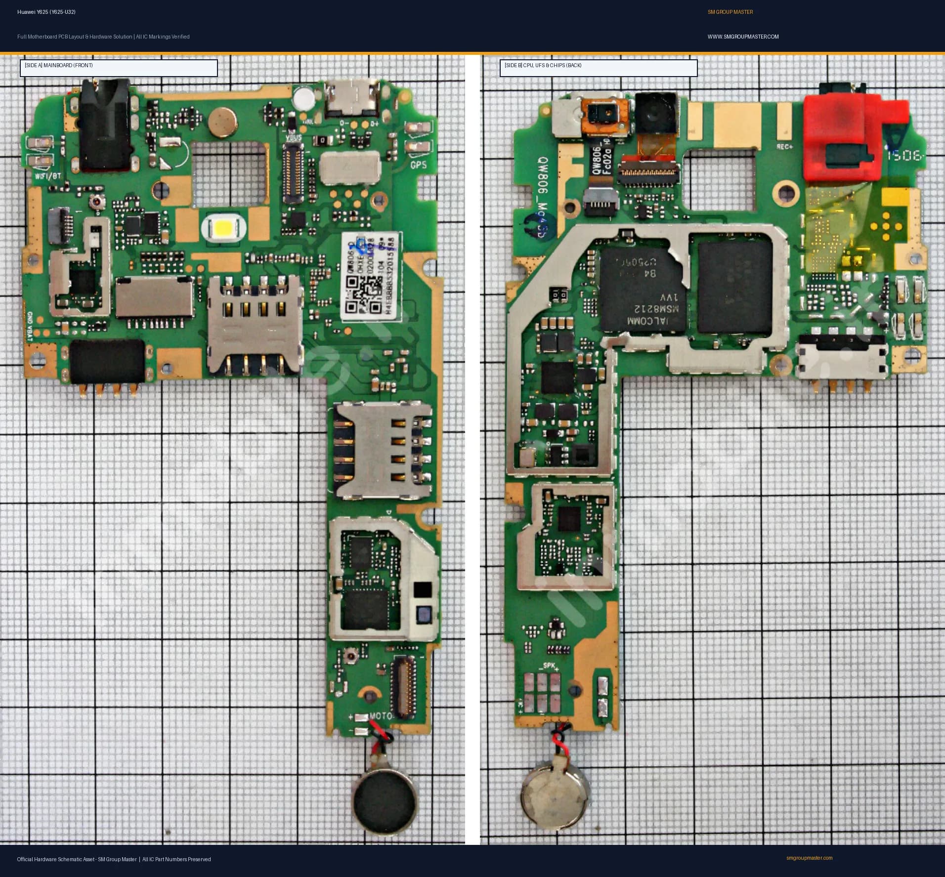 Preview image for Huawei Y625 (Y625-U32) Hardware Solution & Motherboard Layout