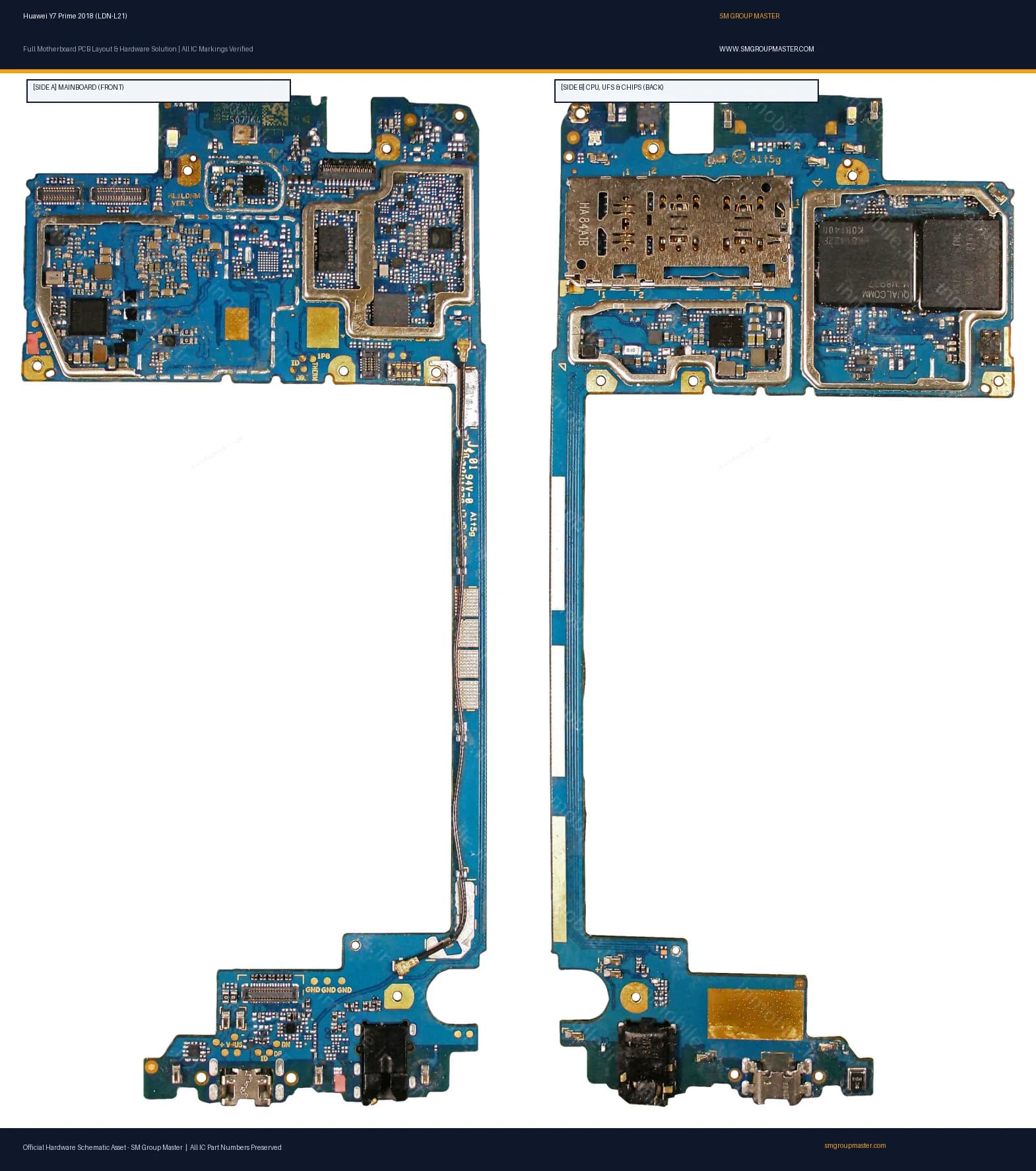 Preview image for Huawei Y7 Prime 2018 (LDN-L21) Hardware Solution & Motherboard Layout