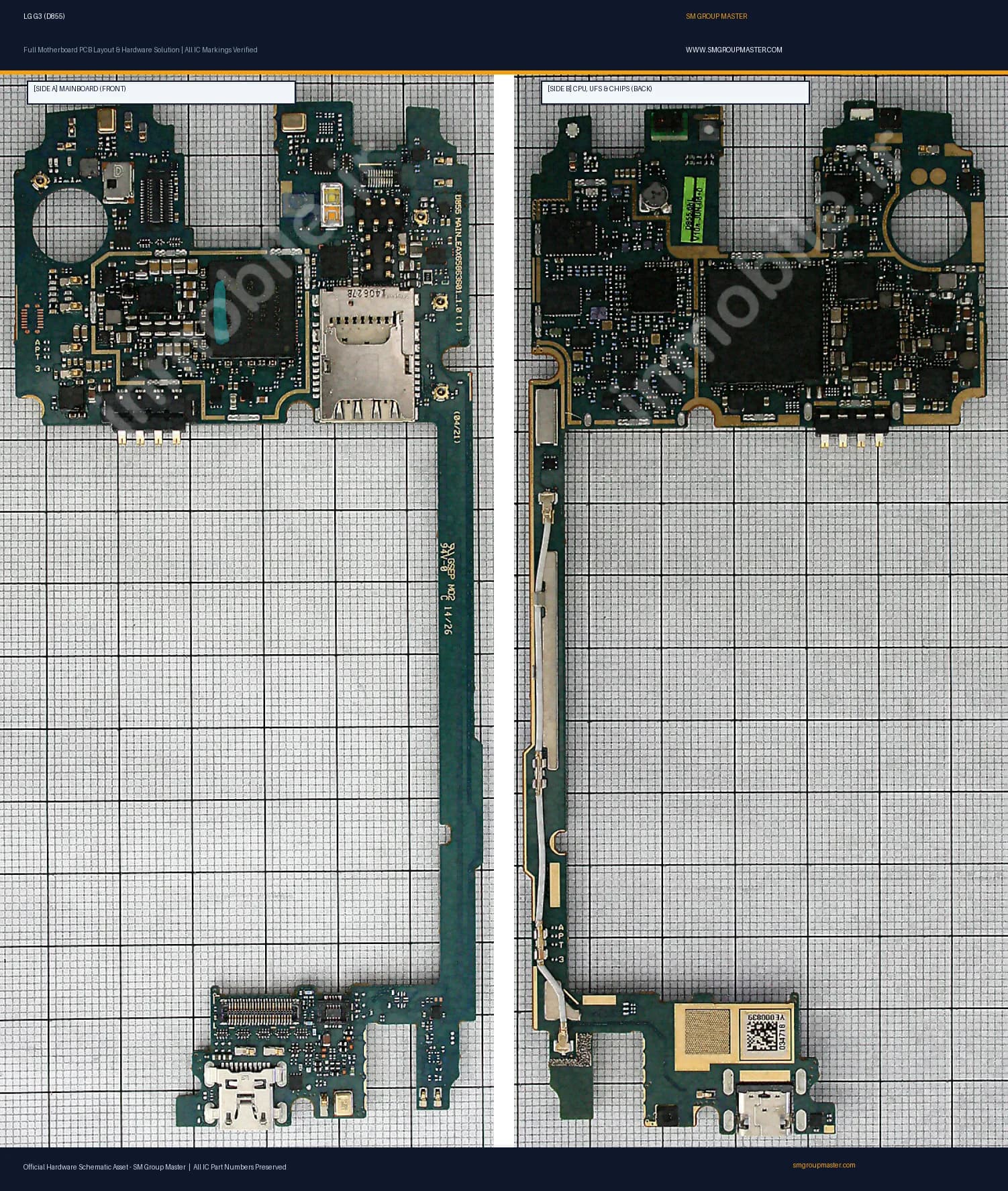 Preview image for LG G3 (D855) Hardware Solution & Motherboard Layout