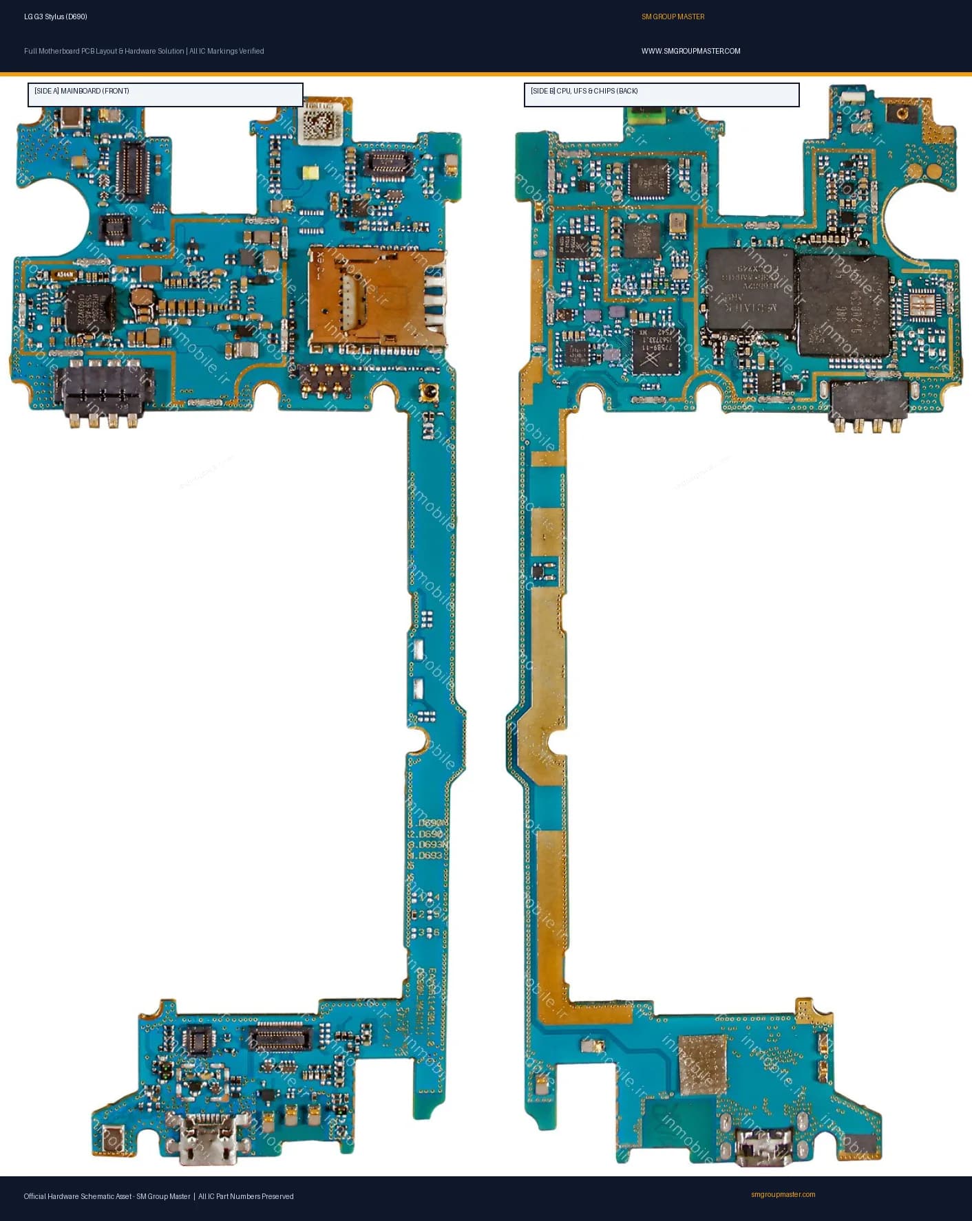 Preview image for LG G3 Stylus (D690) Hardware Solution & Motherboard Layout