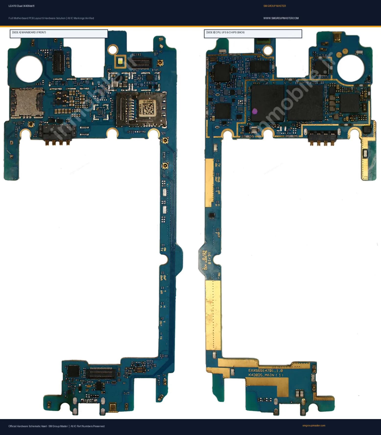 Preview image for LG K10 Dual (K430dsY) Hardware Solution & Motherboard Layout