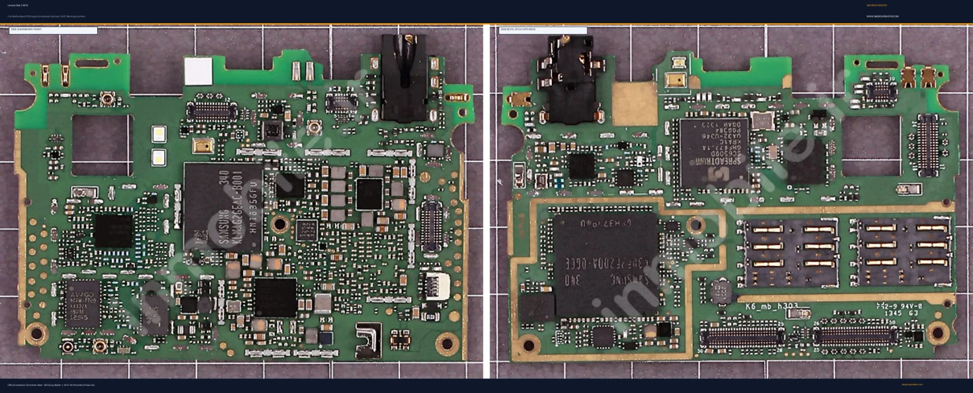 Preview image for Lenovo Vibe Z K910 Hardware Solution & Motherboard Layout