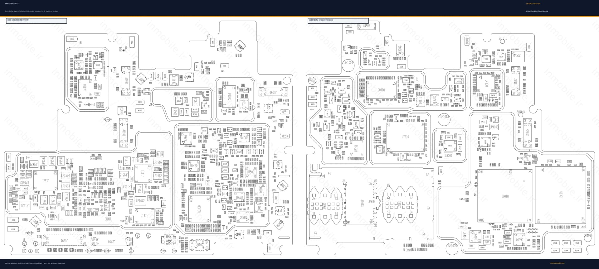 Preview image for Moto G Stylus 2021 Hardware Solution & Motherboard Layout