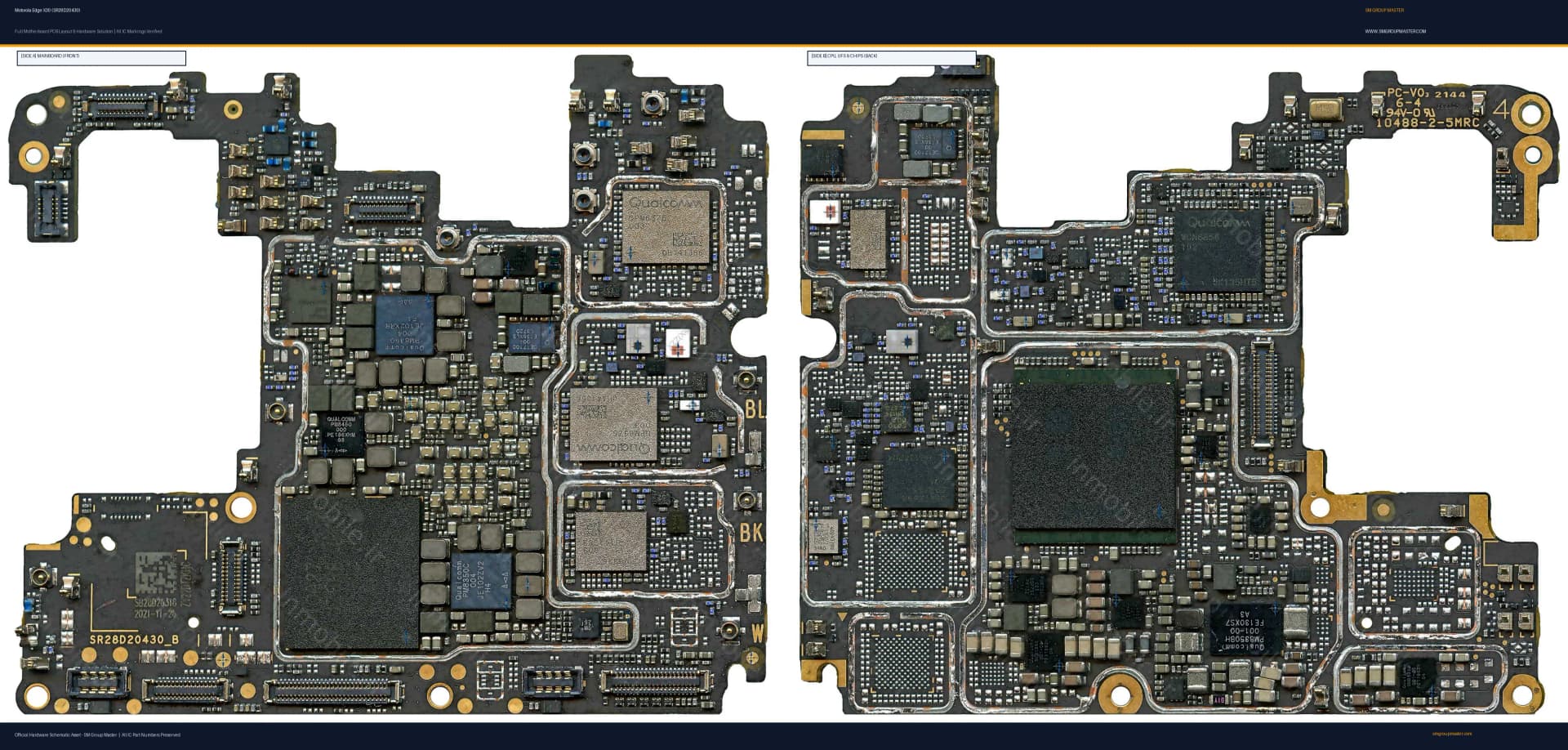 Preview image for Motorola Edge X30 (SR28D20430) Hardware Solution & Motherboard Layout