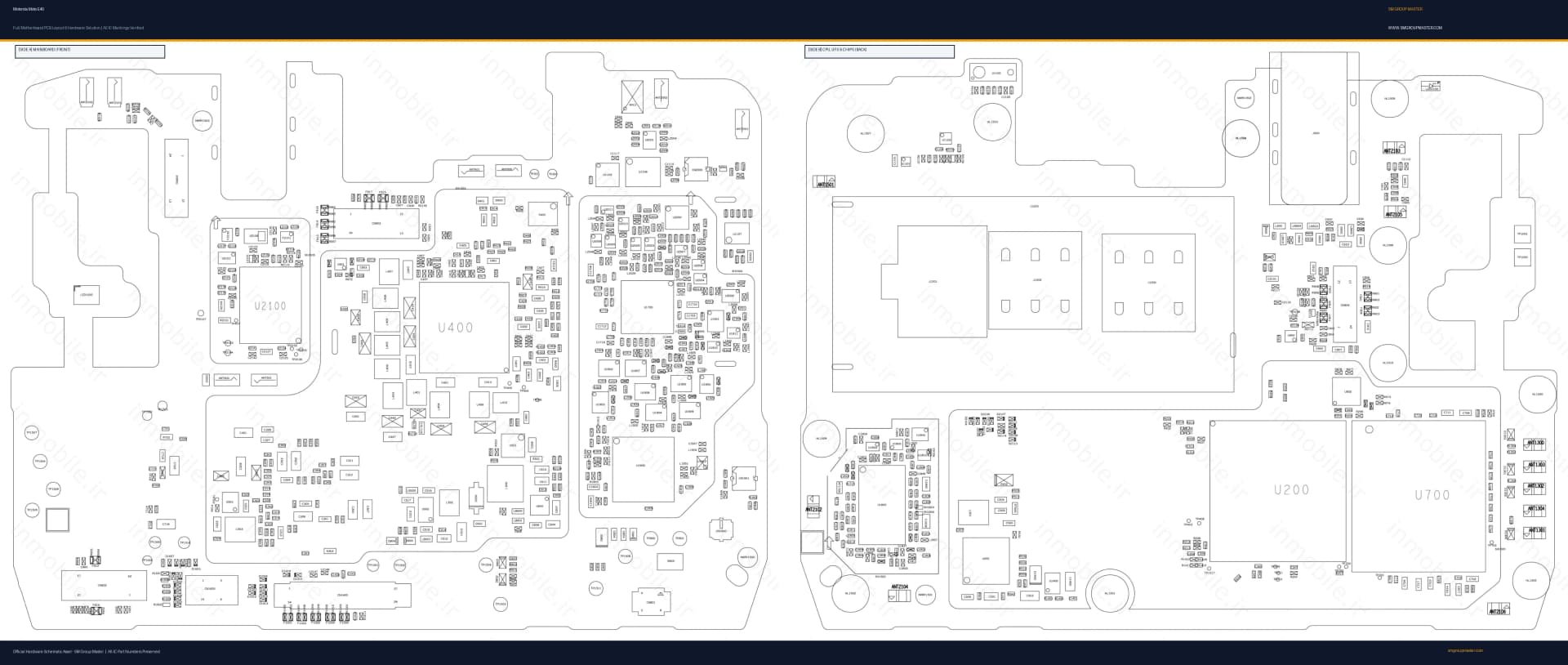Preview image for Motorola Moto E40 Hardware Solution & Motherboard Layout