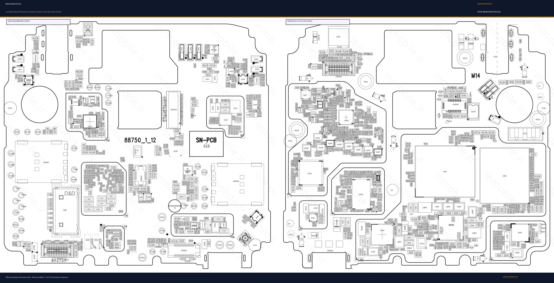 Preview image for Motorola Moto E5 Play Hardware Solution & Motherboard Layout