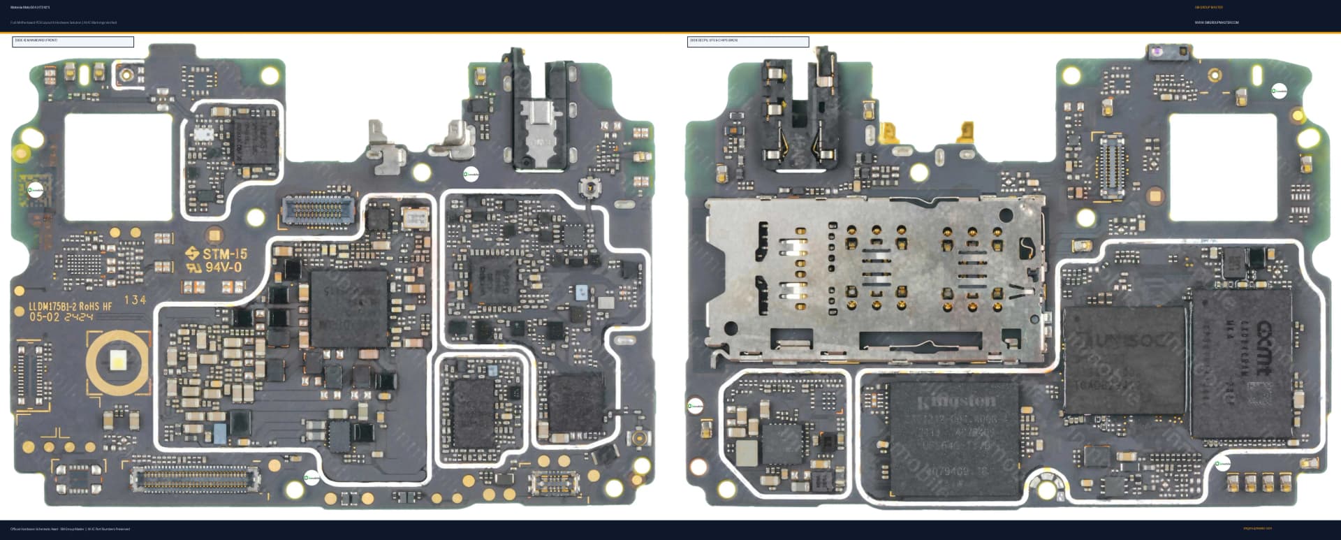 Preview image for Motorola Moto G04 (XT2421) Hardware Solution & Motherboard Layout