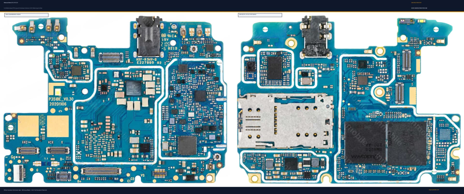 Preview image for Motorola Moto G10 (XT2127) Hardware Solution & Motherboard Layout