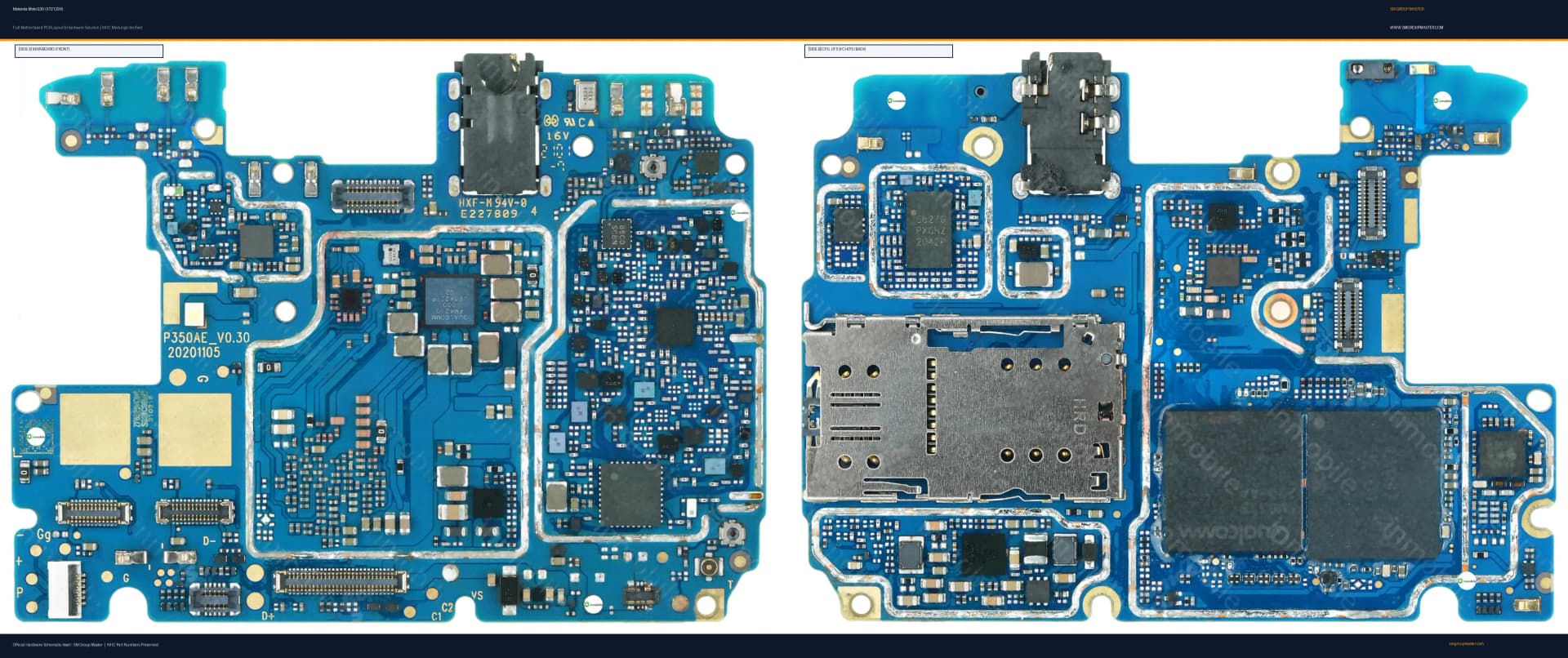 Preview image for Motorola Moto G30 (XT2129X) Hardware Solution & Motherboard Layout