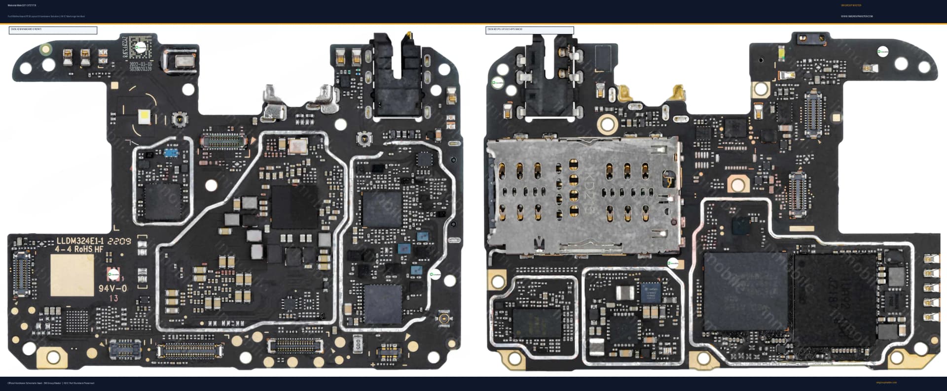 Preview image for Motorola Moto G31 (XT2173) Hardware Solution & Motherboard Layout