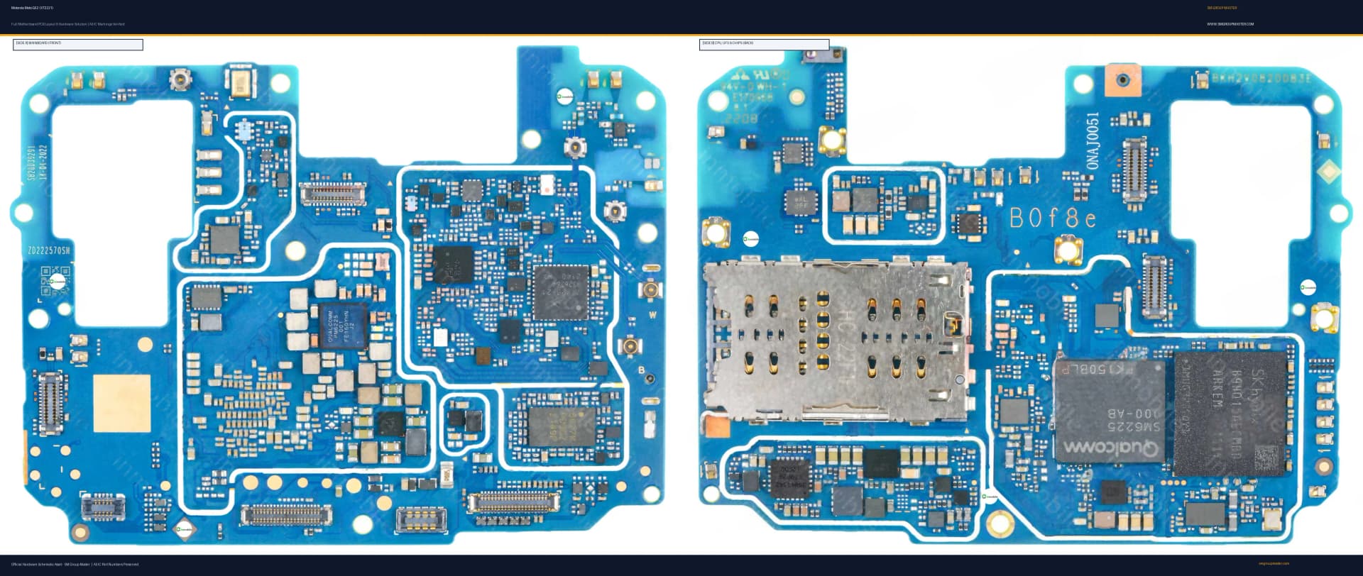 Preview image for Motorola Moto G52 (XT2221) Hardware Solution & Motherboard Layout