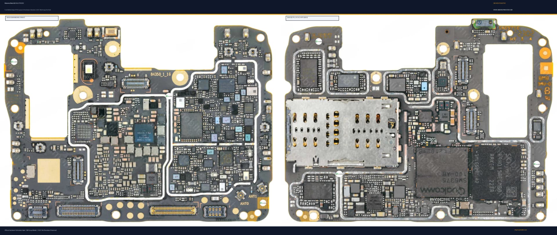 Preview image for Motorola Moto G62 5G (XT2223) Hardware Solution & Motherboard Layout