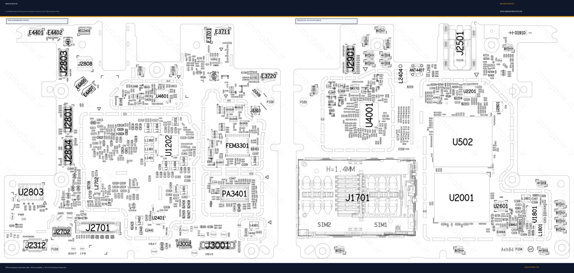 Preview image for Motorola Moto G8 Hardware Solution & Motherboard Layout