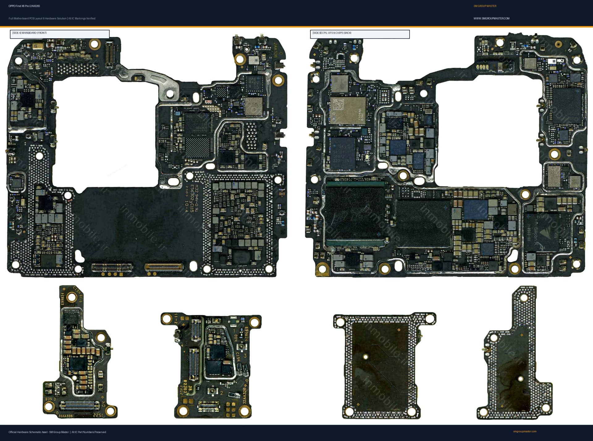 Preview image for OPPO Find X6 Pro (2AA326) Hardware Solution & Motherboard Layout