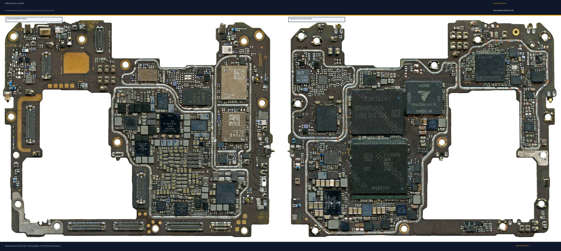 Preview image for OPPO Reno 10 Pro+ (2AC070) Hardware Solution & Motherboard Layout