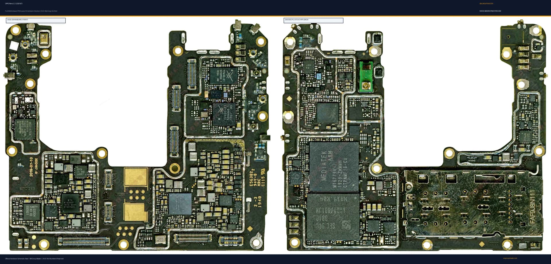 Preview image for OPPO Reno 2 Z (2DD167) Hardware Solution & Motherboard Layout