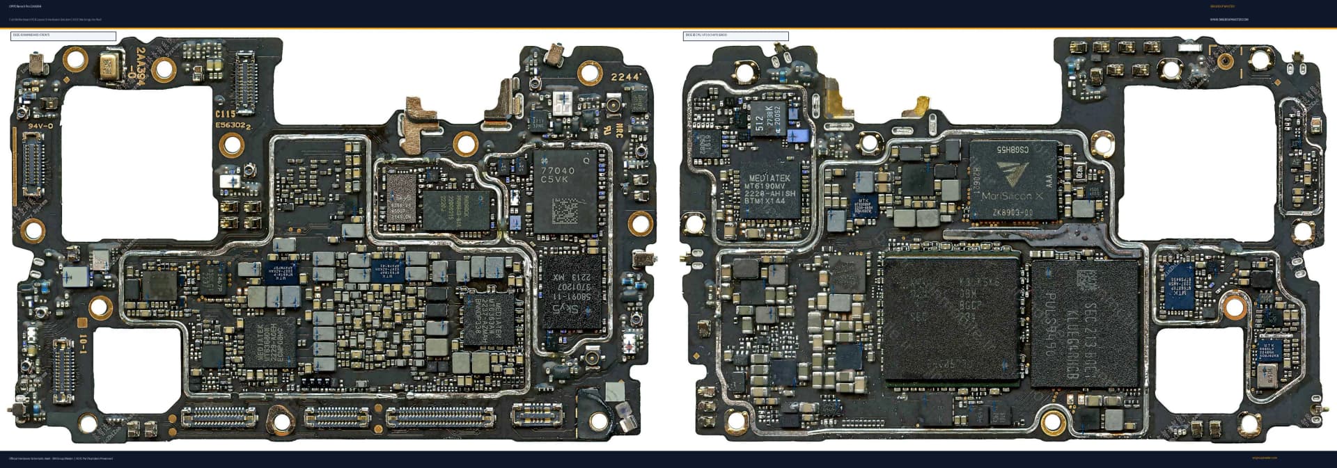 Preview image for OPPO Reno 9 Pro (2AA394) Hardware Solution & Motherboard Layout