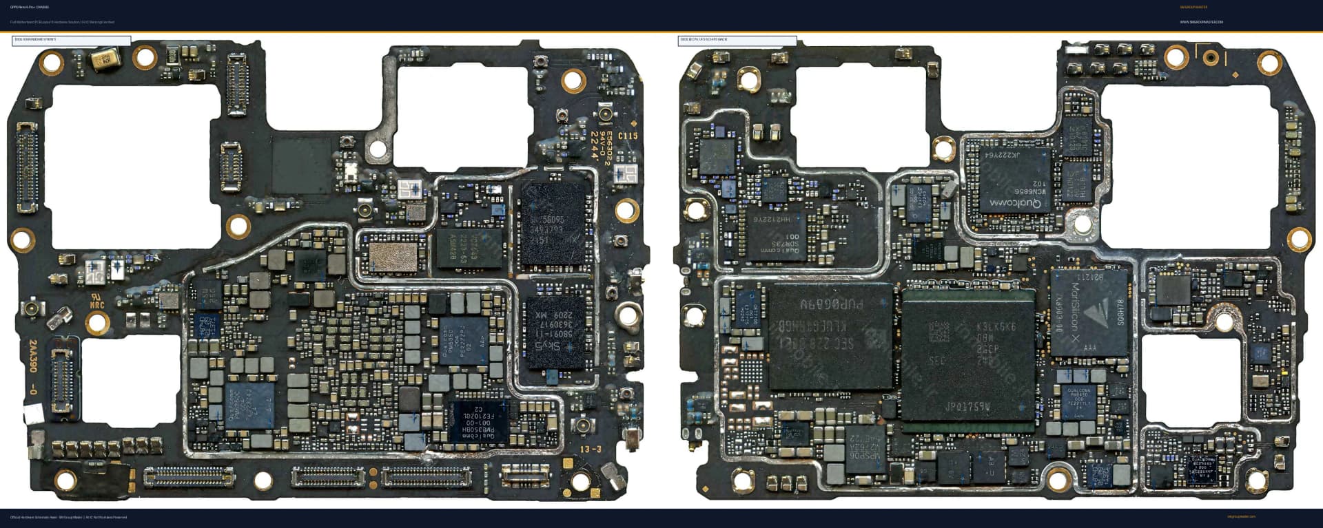 Preview image for OPPO Reno 9 Pro+ (2AA390) Hardware Solution & Motherboard Layout