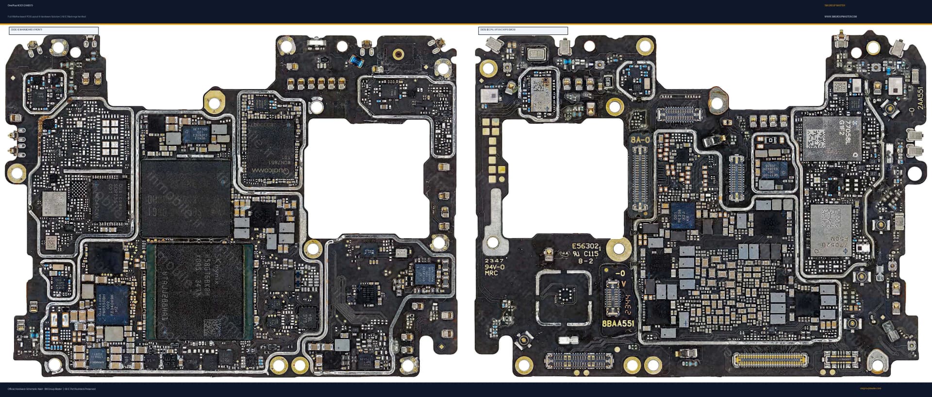 Preview image for OnePlus ACE3 (2AA551) Hardware Solution & Motherboard Layout