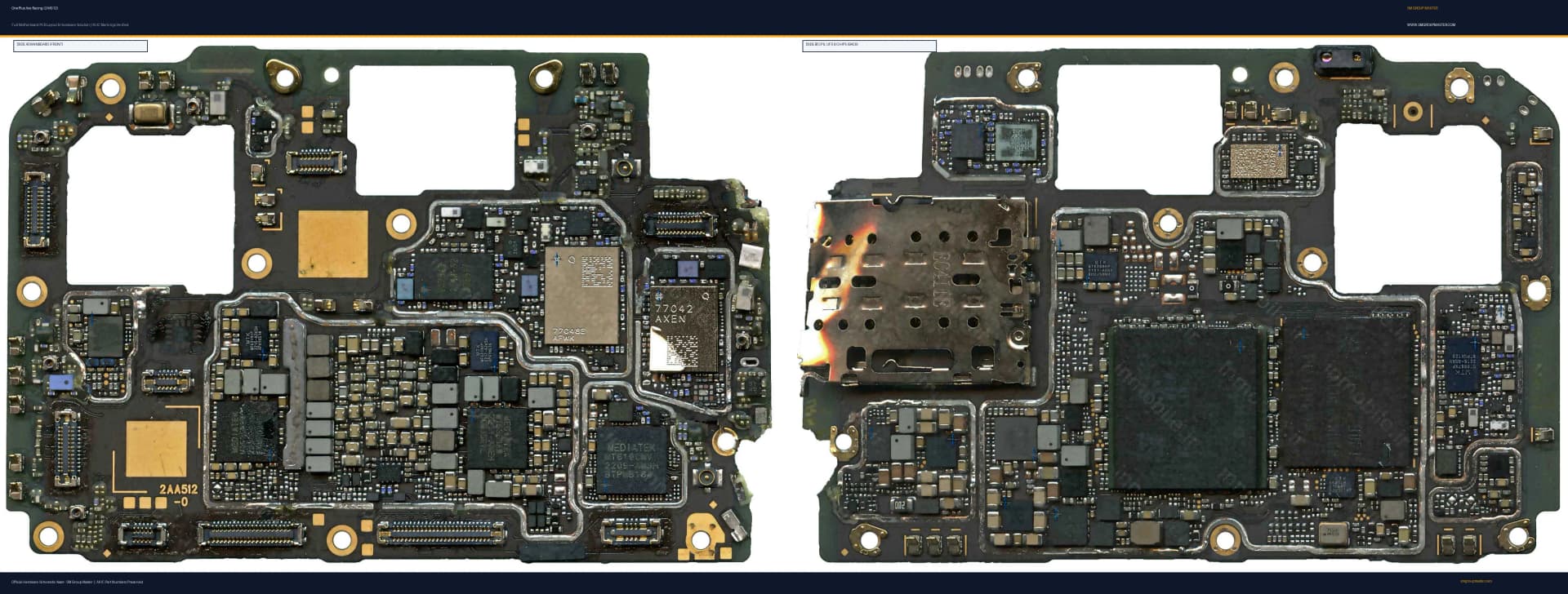 Preview image for OnePlus Ace Racing (2AA512) Hardware Solution & Motherboard Layout