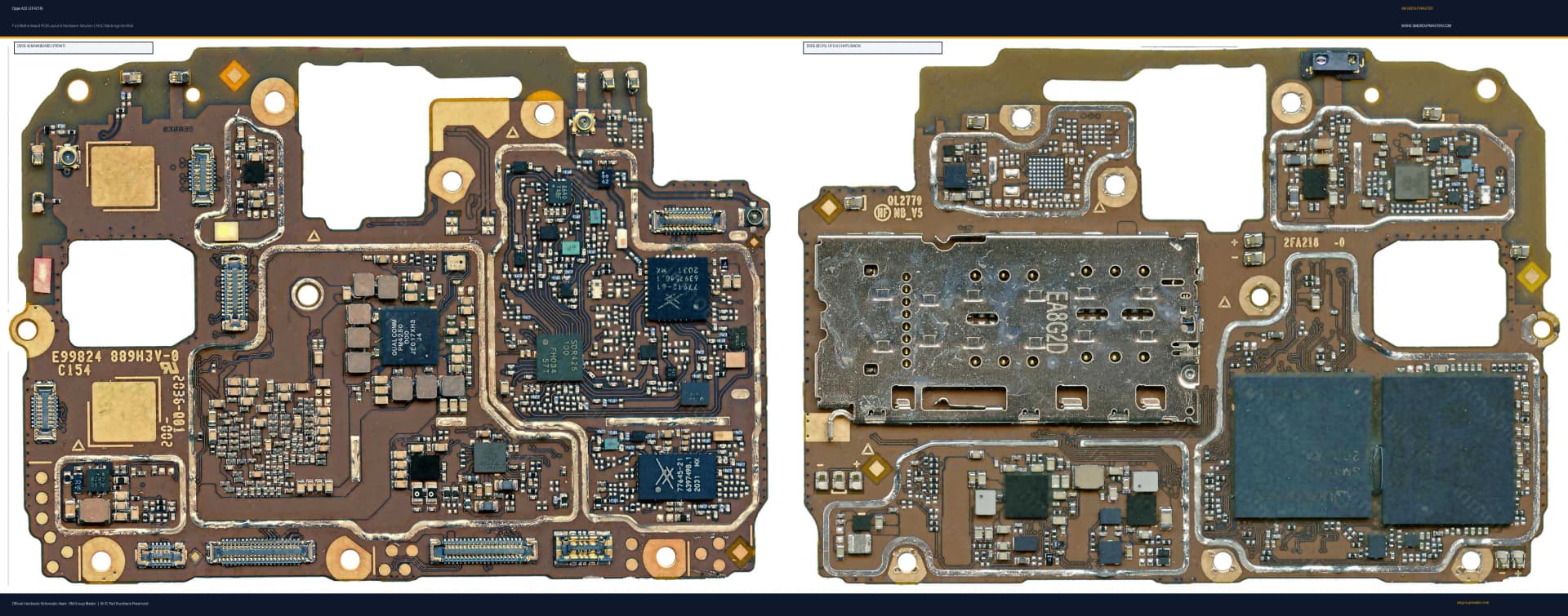 Preview image for Oppo A32 (2FA218) Hardware Solution & Motherboard Layout