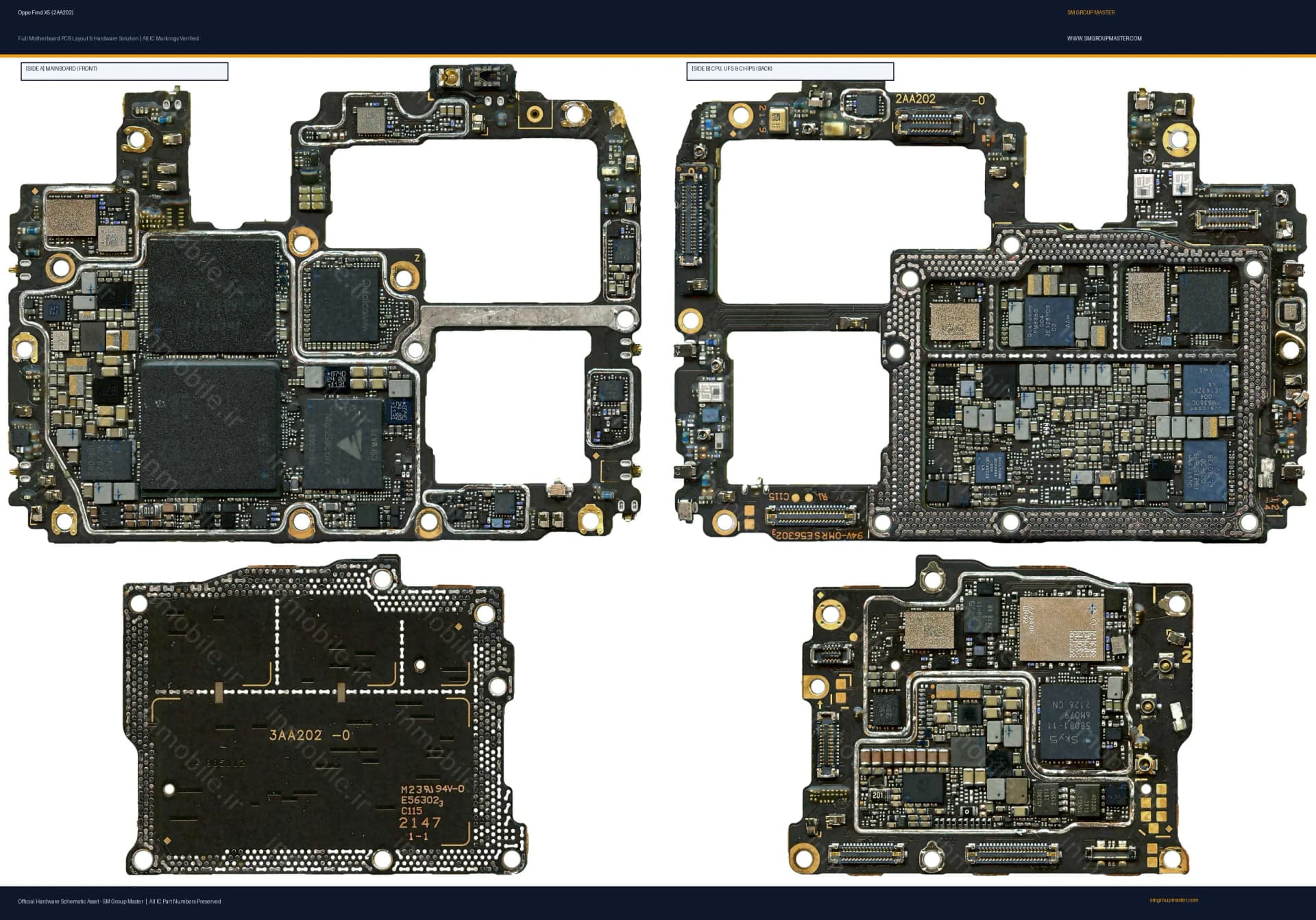 Preview image for Oppo Find X5 (2AA202) Hardware Solution & Motherboard Layout