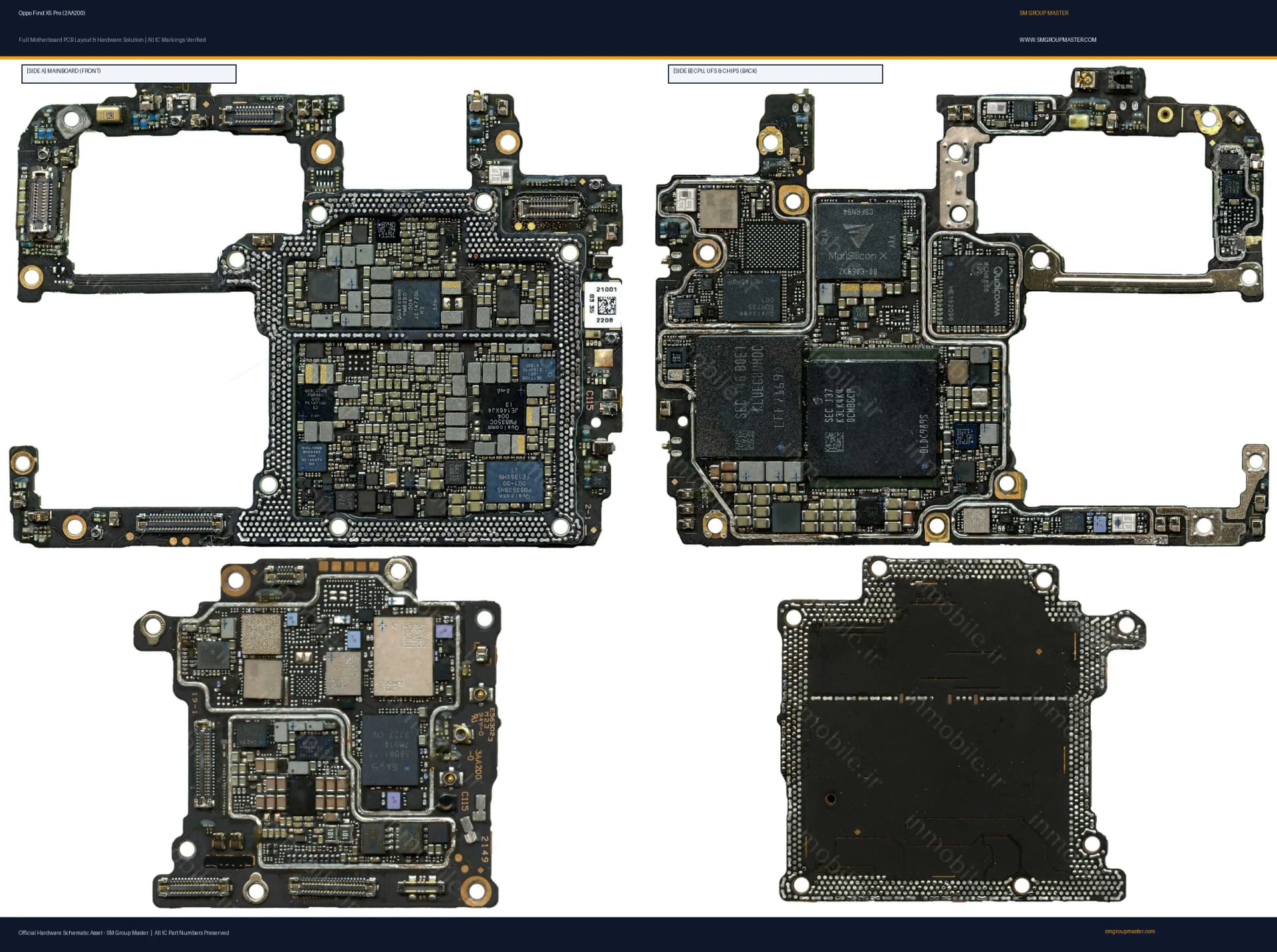 Preview image for Oppo Find X5 Pro (2AA200) Hardware Solution & Motherboard Layout