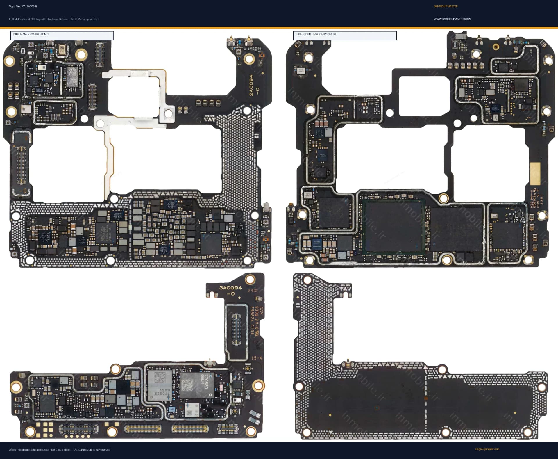 Preview image for Oppo Find X7 (2AC094) Hardware Solution & Motherboard Layout