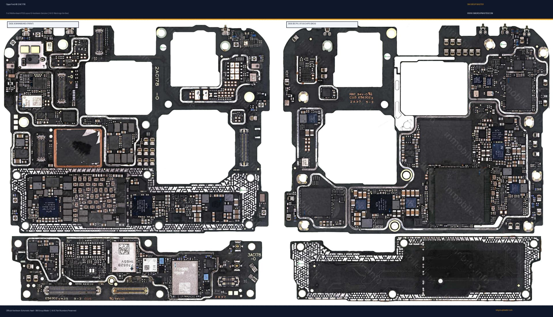 Preview image for Oppo Find X8 (2AC178) Hardware Solution & Motherboard Layout