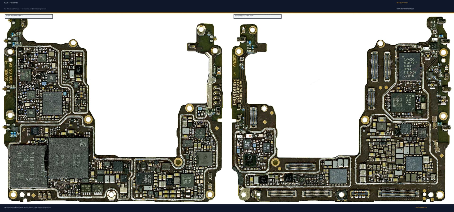 Preview image for Oppo Reno 10X (2BD186) Hardware Solution & Motherboard Layout