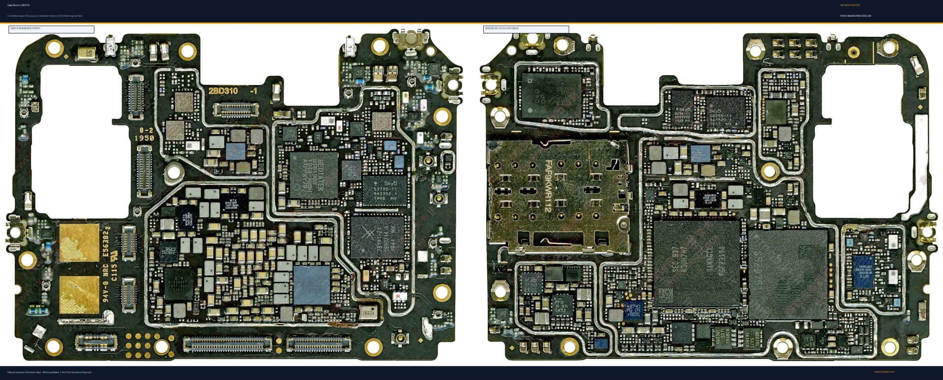 Preview image for Oppo Reno 3 (2BD310) Hardware Solution & Motherboard Layout