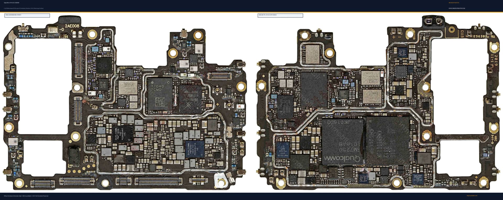 Preview image for Oppo Reno 4 Pro 5G (2AE008) Hardware Solution & Motherboard Layout
