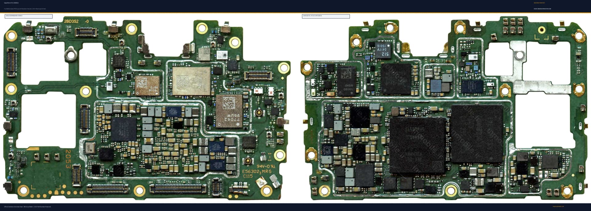 Preview image for Oppo Reno 5 Pro (2BD352) Hardware Solution & Motherboard Layout