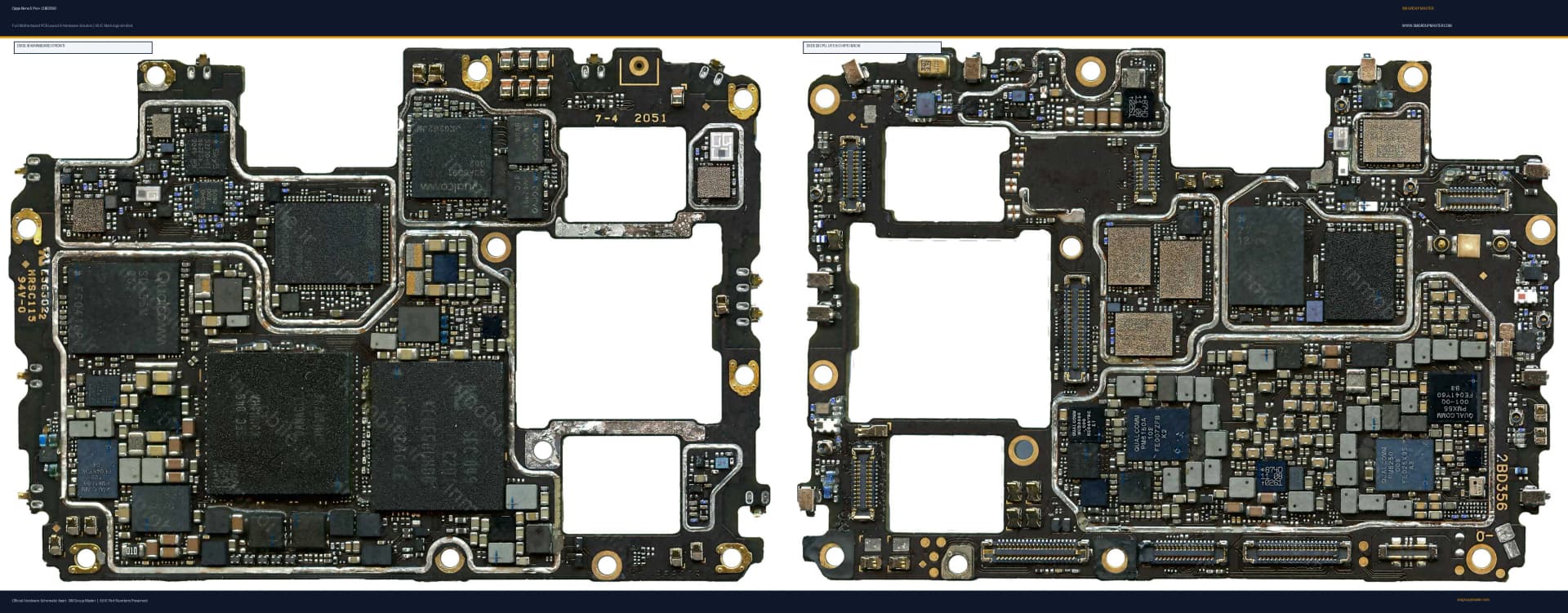 Preview image for Oppo Reno 5 Pro+ (2BD356) Hardware Solution & Motherboard Layout