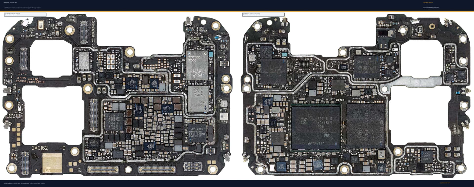 Preview image for Oppo Reno12 Pro (2AC162) Hardware Solution & Motherboard Layout