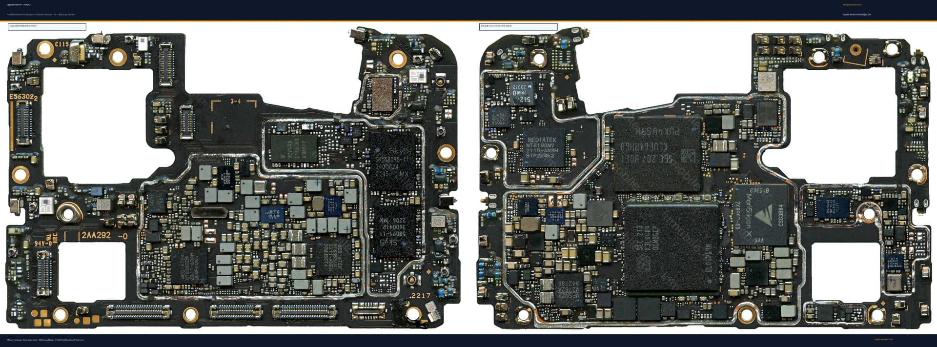 Preview image for Oppo Reno8 Pro+ (2AA292) Hardware Solution & Motherboard Layout