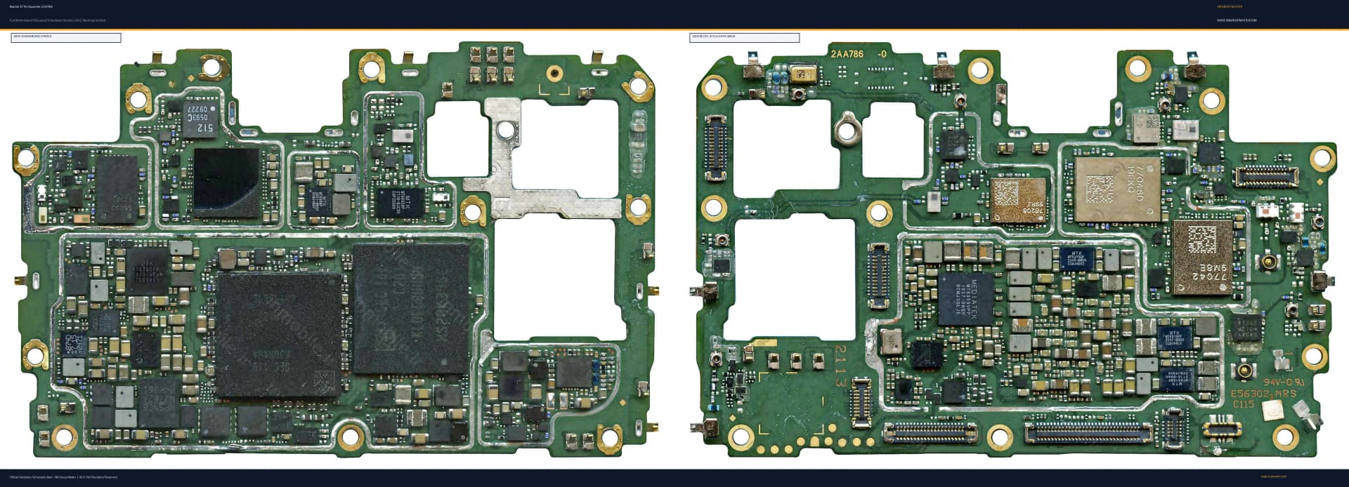 Preview image for Realme X7 Pro Supreme (2AA786) Hardware Solution & Motherboard Layout