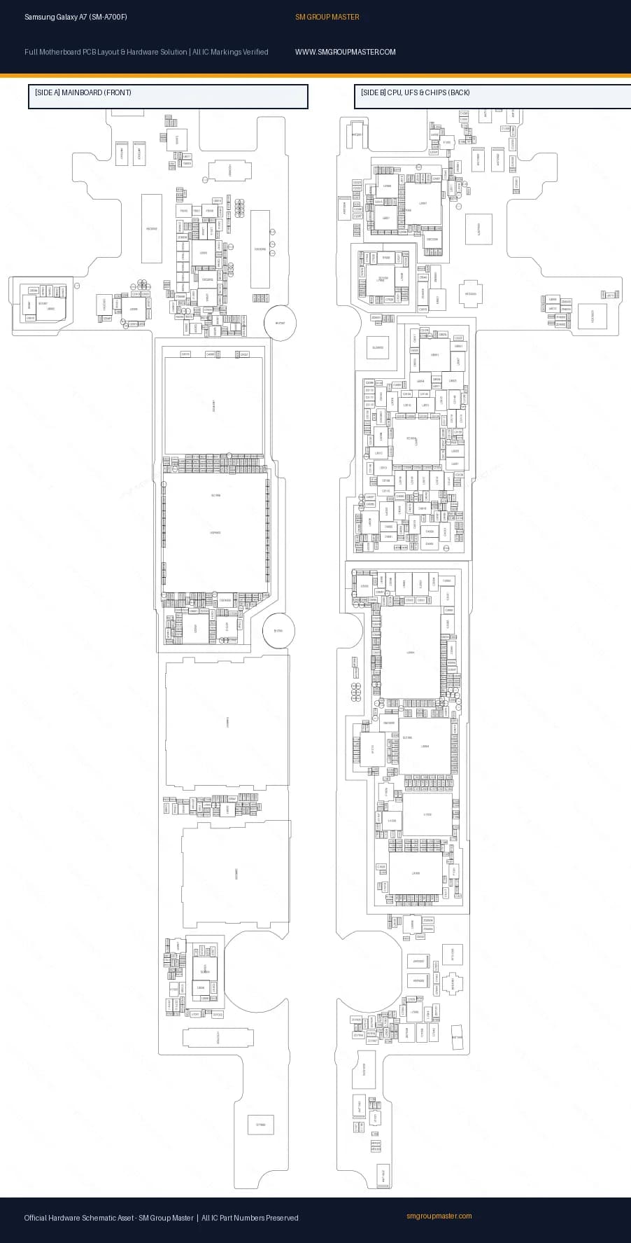 Preview image for Samsung Galaxy A7 (SM-A700F) Hardware Solution & Motherboard Layout