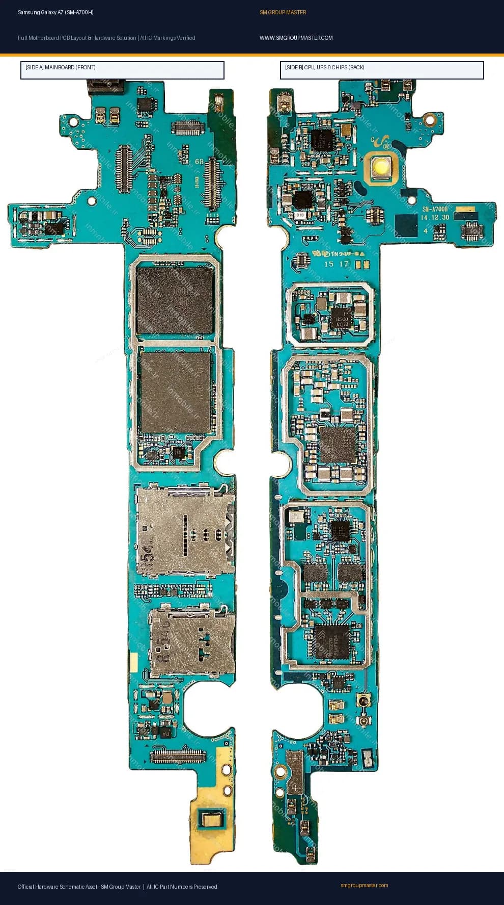 Preview image for Samsung Galaxy A7 (SM-A700H) Hardware Solution & Motherboard Layout