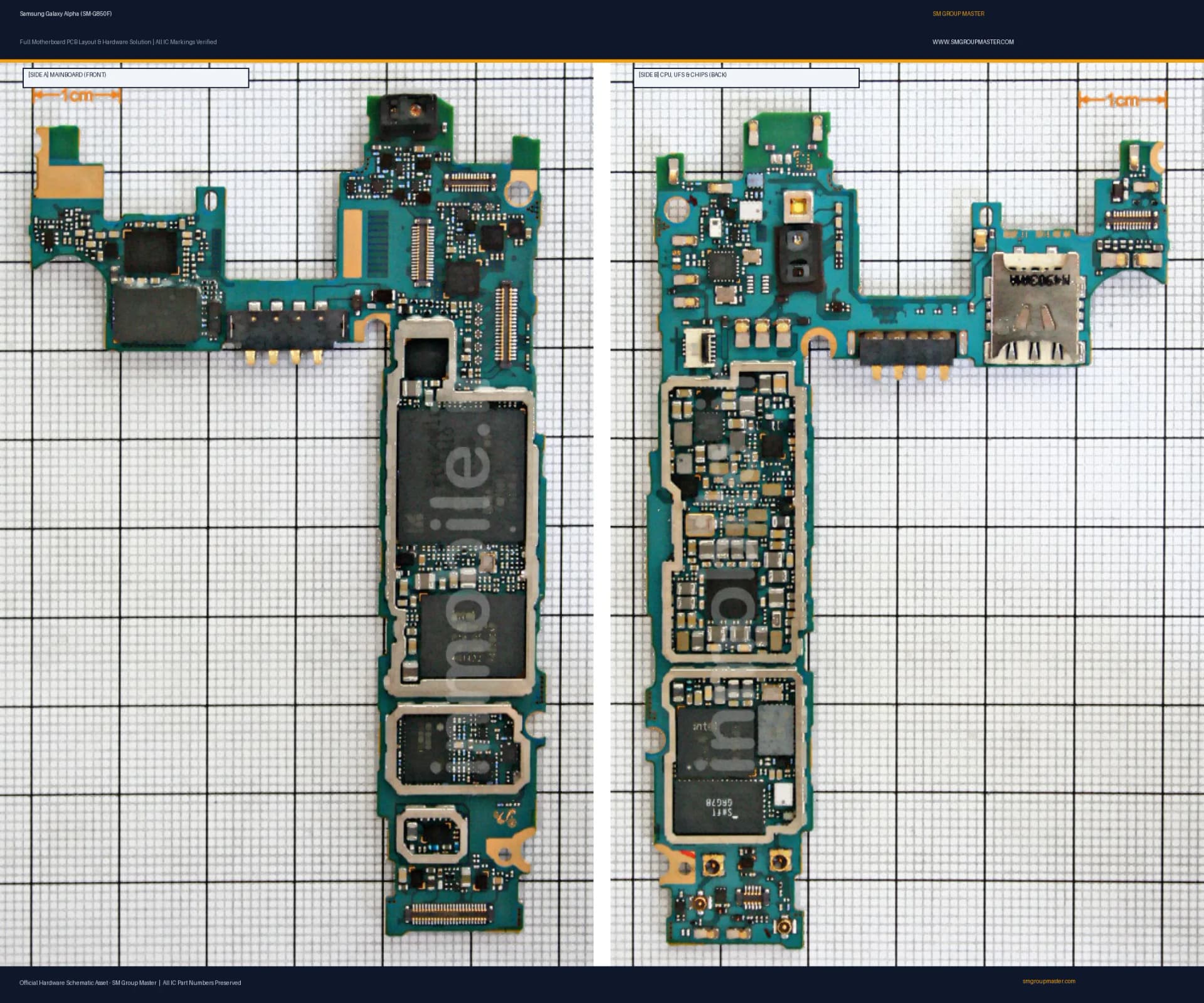 Preview image for Samsung Galaxy Alpha (SM-G850F) Hardware Solution & Motherboard Layout