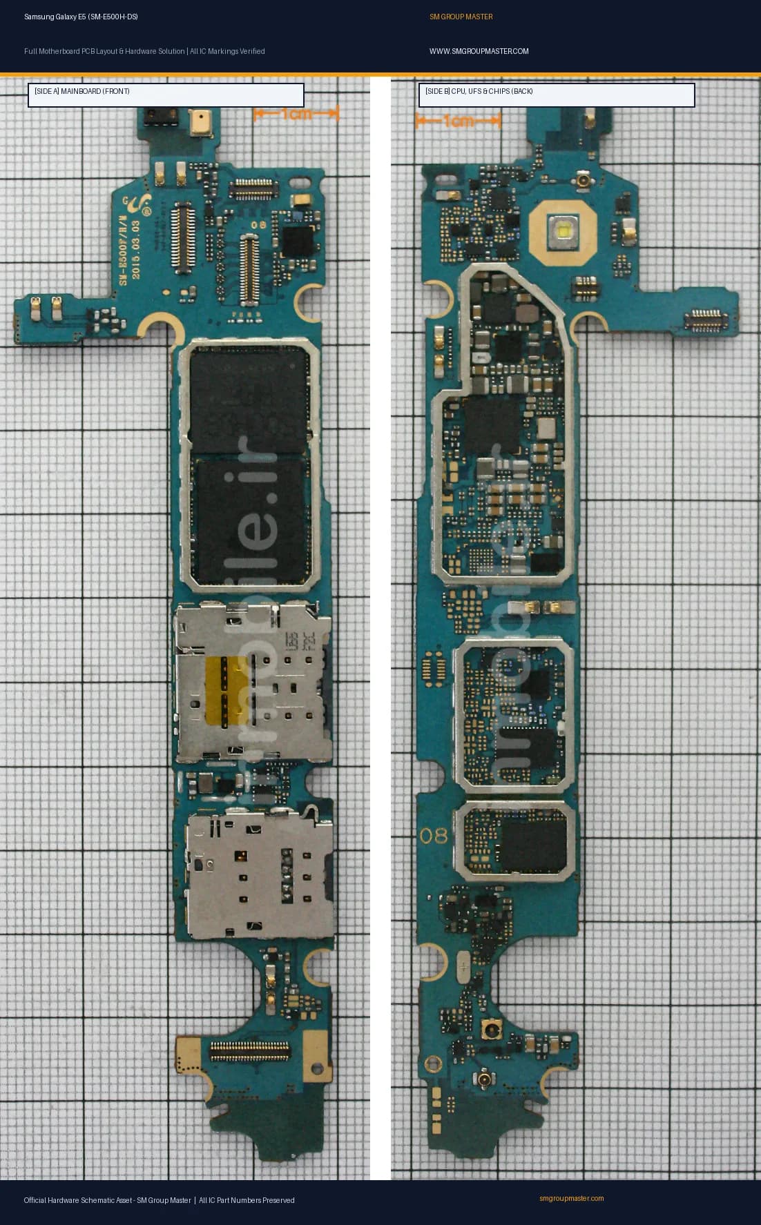 Preview image for Samsung Galaxy E5 (SM-E500H-DS) Hardware Solution & Motherboard Layout