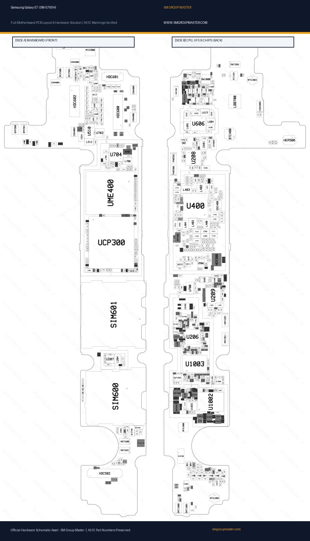 Preview image for Samsung Galaxy E7 (SM-E700H) Hardware Solution & Motherboard Layout