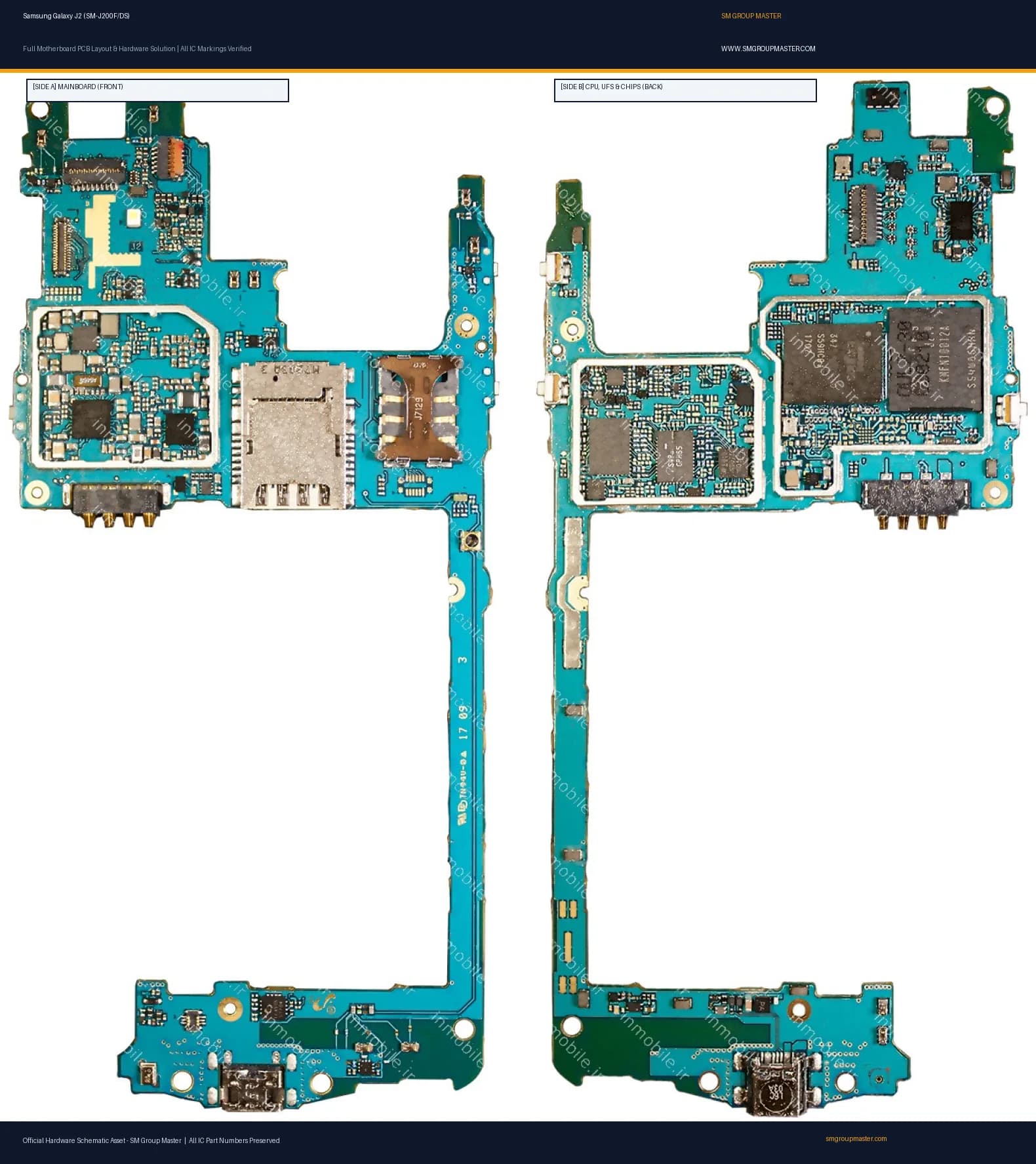 Preview image for Samsung Galaxy J2 (SM-J200F/DS) Hardware Solution & Motherboard Layout